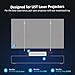 NexiGo 100-Inch Fresnel Projector Screen for Bright Day Light Use, 85% Ambient Light Rejecting ALR Projection Screen for Ultra Short Throw Projector, 16:9 Fixed Frame, Active 3D, HDR