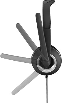 Hama HS-P150 PC Office Headset | Stereo | 3.5mm Jack | Cabled Volume Control | Black