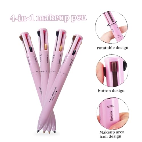 Lápiz Multifuncional de Maquillaje 4 en 1 Compacto miniatura 3