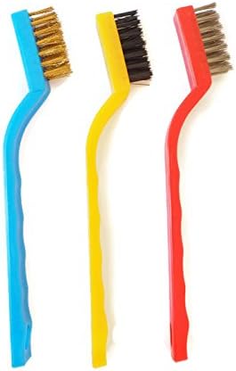 Multi Purpose Steel Wire Brush with Plastic Handle. (3 PCS/Pack)