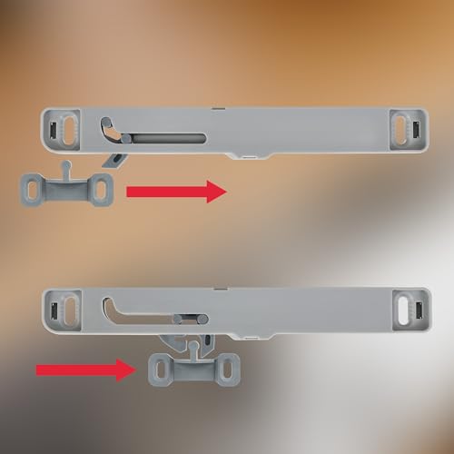 KOTARBAU® Box Slim Schubladen Einzugsdämpfung für Schubladenschienen & Rollschubführungen 149x27 mm Kunststoff Soft Close Schublade Nachrüsten Dämpfer für Schubladen