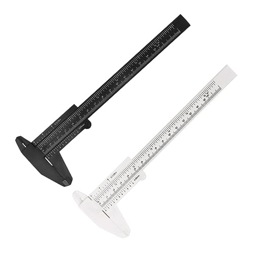 VILLFUL 2pcs Mini Vernier Caliper Surveying Tools Gauge Measure Tool Measuring Tool Measurement Tool 150mm Caliper Depth