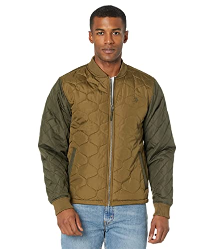 Photo de U.S. POLO ASSN. Contrast Quilt Bomber Army Green SM
