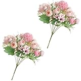 centros de mesa para boda con rosas rojas y velas 【Flores artificiales realistas, vibrantes y vivas】 Las flores de plástico son resistentes a los rayos UV y vívidas y realistas, se pueden colocar en cualquier lugar, ya sea que haga calor o frío, y siempre vibrantes y vivas contigo. Hecho de material de seda de alta calidad con excelentes toques suaves y apariencia realista, que es respetuoso con el medio ambiente y el arreglo se ve hermoso y vívido.