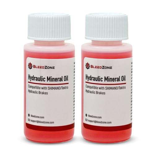 BleedZone - 2x 60ml Mineral Oil Fluid for Shimano & Tektro H