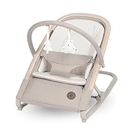Maxi-Cosi Kori, 2-in-1 Ergonomic Baby Bouncer Chair with Toy Arch, 0-2 Years, up to 15 kg, Newborn Bouncer, 3 Recline Positions, Easy-in Harness, Lightweight & Compact, Newborn Pillow, Classic Beige