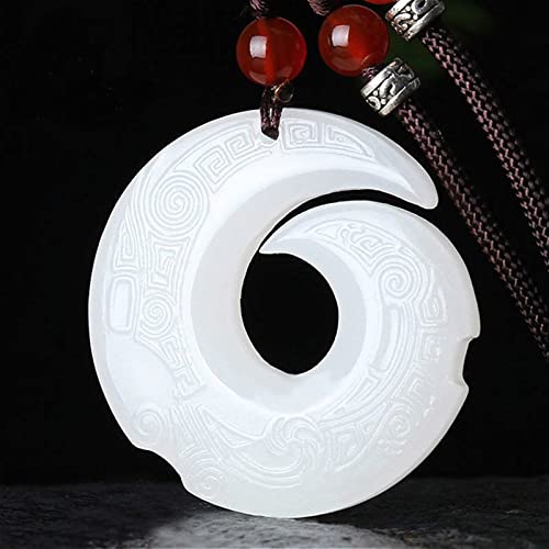 Collier de pendentif en rune de rune blanc naturel pour accessoiriser vos tenues bohèmes