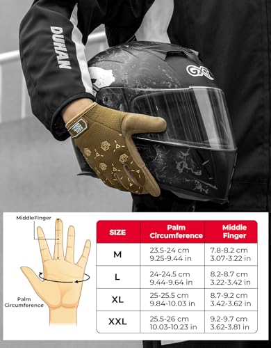 KEMIMOTO Taktische Handschuhe, Militär Einsatzhandschuhe mit Touchscreen, Tactical Gloves, Atmungsaktiv, Vollfinger, Outdoor Handschuhe für Bushcraft, Motorrad, Jagd und Security