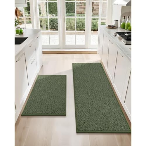 Cosy Homeer Non-Slip Washable Kitchen Rugs 24x36+24x60
