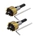 New Lon0167 24mm Cutting Featured Dia HSS Triangle reliable efficacy drill hole Toothed Twist Drill Bit Hole Saws 2pcs(id:0eb fc cd cc9)