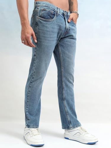 Image of Highlander Men's Loose Fit Jeans | Wide Leg | Mid Rise | Cotton | Jeans for Man