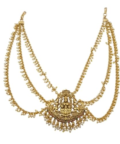 Image of Lakshmi Jadai Billai Wedding Hair Braid Accessories I Jada billalu for hair I Indian Traditional Hairpins I Hair Accessories Girls /women | Jada Billalu for hair Lakshami (With Matil)
