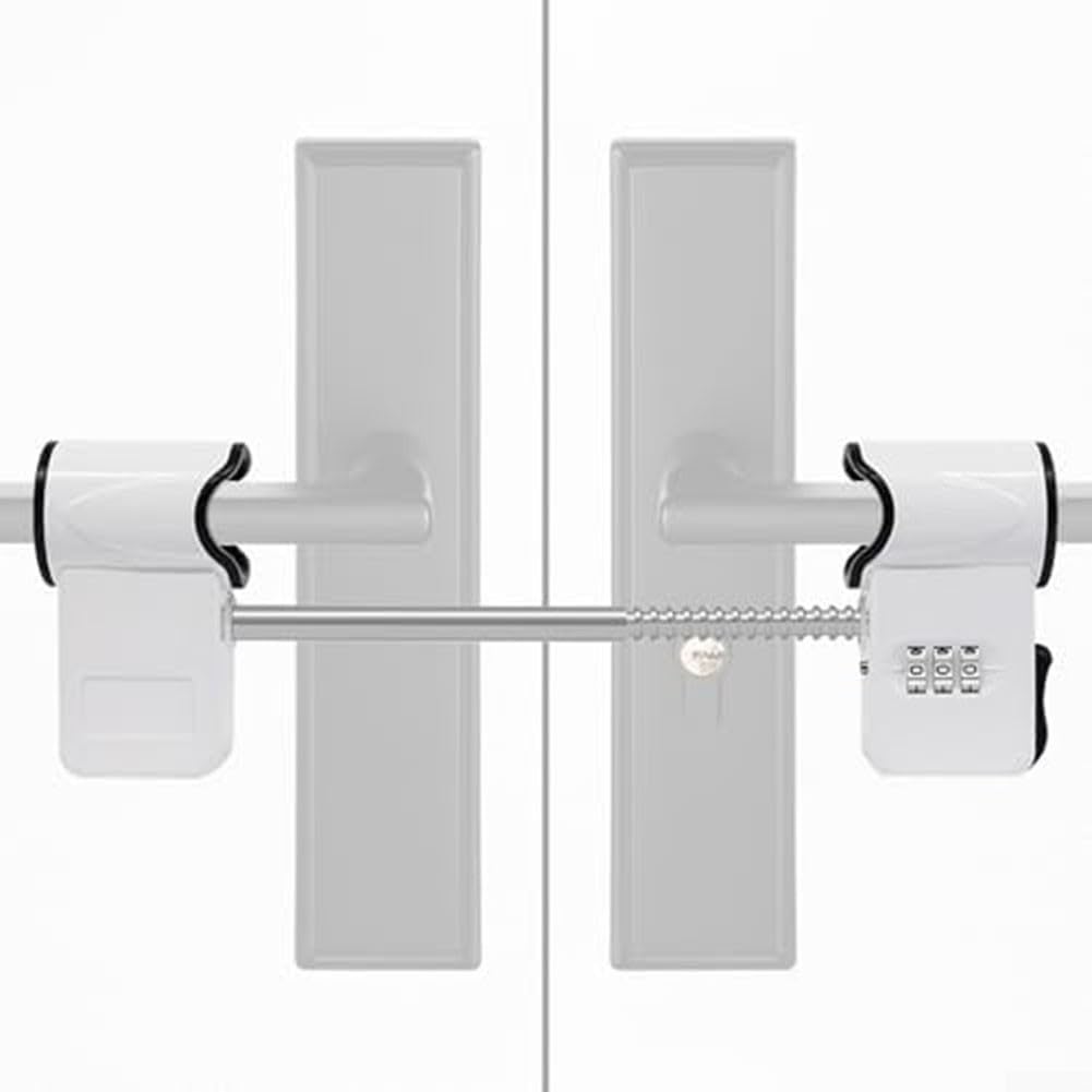 Serrure de porte double pour poignée de patio intérieur afin de sécuriser votre maison