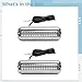 LUMINFLY Blue Led Boat Lights, 42 Led, Marine Grade Stainless, 120° Angle, 2 Pieces