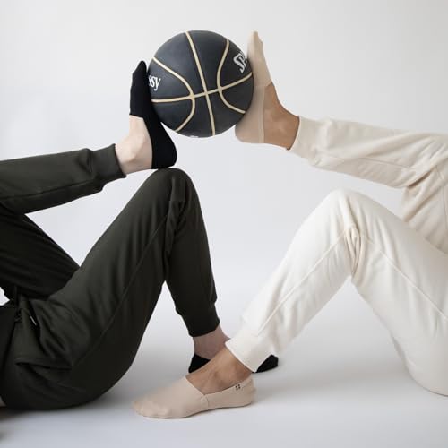 Cloud Organic Terry No Show Socks Non Slip Loafer Sneaker Flats Boat Shoe Invisible Low Cut Cotton Socks For Men and Women Organic Beige_5Pack4