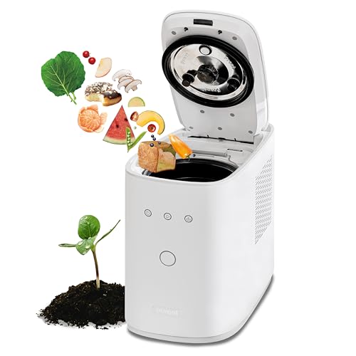 Premium Electric Composter for Kitchen - Electric Food Waste Composter, 3L Large Capacity, Odorless for Kitchen, Low Noise, Auto-Cleaning Mode