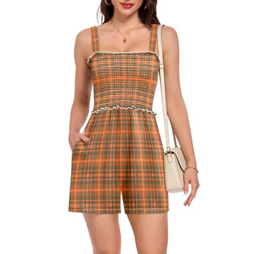 Mameluco de talla grande holgado que estiliza la silueta de mujer