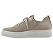 WHITE MOUNTAIN Women's Uncut Knit Lace-Up Sneaker, Taupe/Fabric, 6.5 M