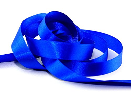 Berisford 10mm Double Faced Satin Ribbon 243 Dark Royal - per metre