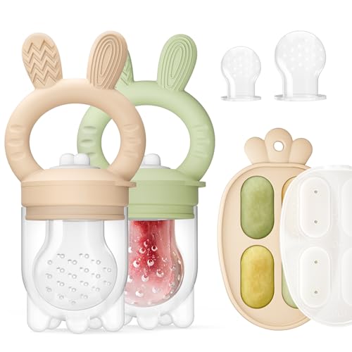 ChooKaChoo Baby Fruit Feeder & Freezer Nibble Tray (2 Pack)