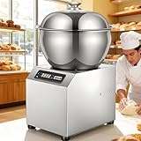 Hrxllb Amasadora eléctrica de 5 kg/8 kg, batidora de Alimentos Profesional con Calentamiento y fermentación, Temporizador Inteligente para Hornear Pan, Pasteles, Pizzas, roti, Masa de albóndigas(5KG)