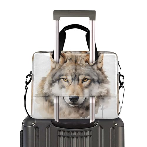 Funda para portátil Alaza Wild Wolf Head 13-15.6" miniatura 3
