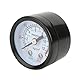 Luftkompressor, Manometer, Druckanzeige, Durchmesser unten ca. 42 mm, Eisenschaleninstrument Druckmessgerät für Kompressor mit Schraubkolben