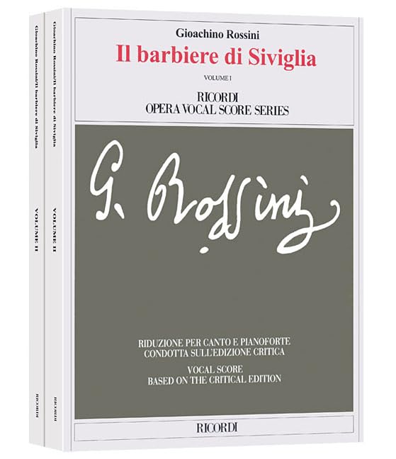 Il Barbiere di Siviglia (Almaviva o sia L'inutile precauzione). Commedia in due atti. Riduzione per canto e pianoforte... Ediz. italiana e inglese: Vocal Score Based on the Critical Edition