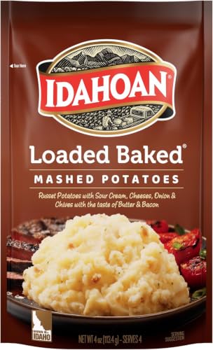 Image of Idahoan Mashed Loaded Potatoes, 4 oz (Pack of 5)