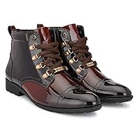 Vellinto Royal Look Shoes For Men ll Casual Shoes For Men ll Latest Patent Leather Boots for Men