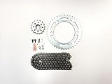 CHAIN BOSS 520 X-Ring Motorcycle Drive Chain and Sprocket Kit compatible with Honda CBR600 / CBR600RR 2007-2023 (520 Chain Conversion Kit)