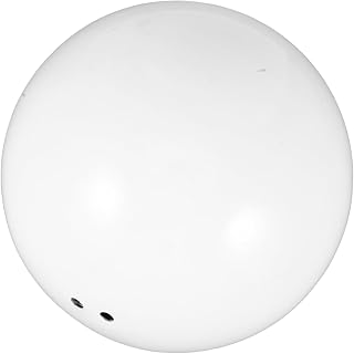 MUCKLILY Bolas Decorativas De Acero Inoxidable Esfera Reflectante Esfera Decorativa De Jardín Bola Decorativa Decoración De Jardín Decoración Central Acero Inoxidable Blanco