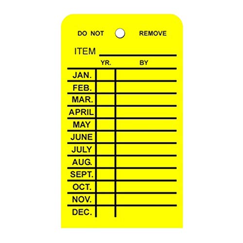 Inspection Tags Plastic - Fire Extinguisher/Fire Hose (Lot of 50)