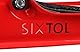 SIXTOL SX Jack 2,5T 360 | Niedrigprofil-Hydraulikwagenheber | 2,5 Tonnen | 360° drehbare Stange | Sportwagen | Kompakt | Stahlkonstruktion, Rot