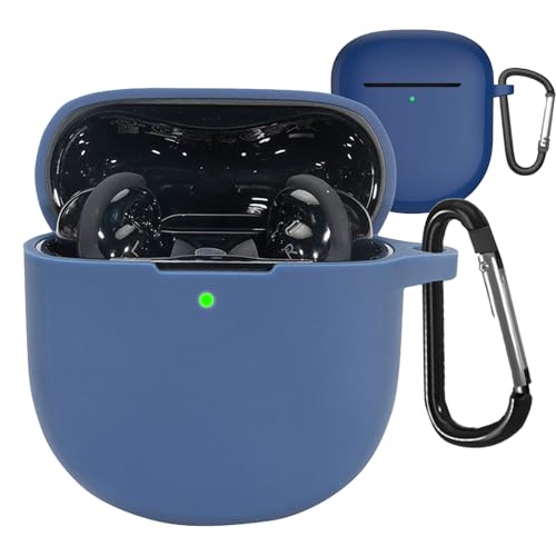 UIUIKA Bose QuietComfort Ultra Earbuds �P�[�X Bose QuietComfort Ultra Earbuds �ی�P�[�X �_�炩�� �V���R���� �����h�~ �L�Y�h�~ �ϏՌ� �h�o �y�� �����[�d�\ �J���r�i�t�� ����