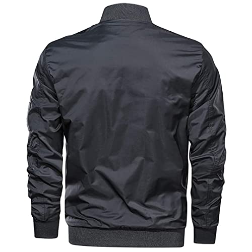 Veste militaire zippée homme bleu clair M pour ne plus craindre le vent - 5