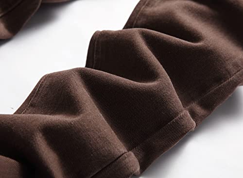 Boy's Coffee Skinny Fit Fashion Comfy Basic Denim Jeans Pants For Kids,1105,16 #TOP5