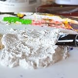 Viva Decor Gruba pasta strukturalna (1200 g, biała) matowa, granulowana pasta na bazie wody do struktury powierzchni o reliefowej i plastycznej strukturze powierzchni - dla kreatywnych i artystów