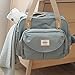 Beaba Geneva Diaper Bag, Multifunction Baby Diaper Bag, Includes Removable Strap for Stroller, Changing Pad, and Insulated Pouch, (Sage)