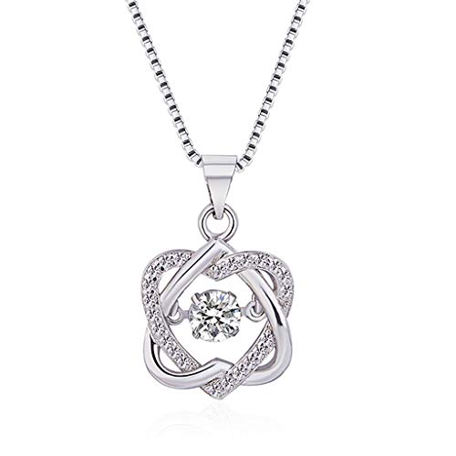 Collier cœur d'amour en diamant et platine : le témoin de vos sentiments précieux