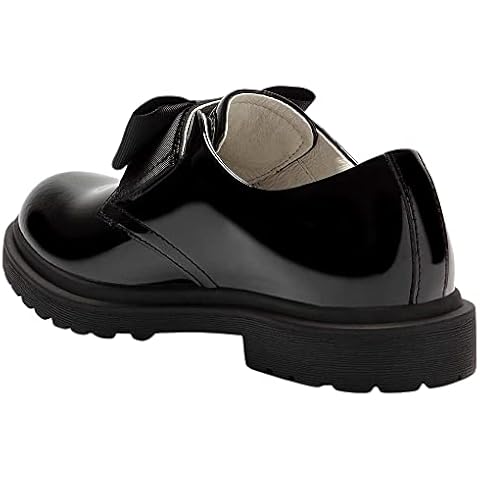 Lelli Kelly LK8658 (DB01) Faye Black Bow Patent School Shoes (UK_Footwear_Size_System, Big_Kid, Women, Numeric, Medium, Numeric_3) Cover