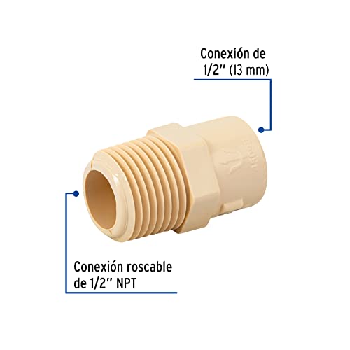 Adaptador macho CPVC 6 Imagen adicional