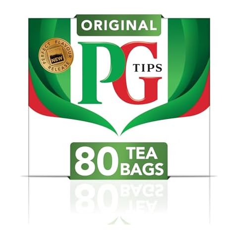 PG Tips Original Black Tea Bags, 80 Count Cover