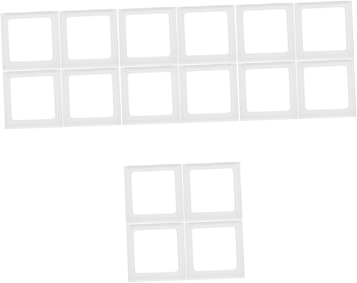 GALPADA 16pcs Fence Post Skirt Covers Decorative Plastic Trim Caps for Outdoor Garden Posts Fits Snugly Over Deck and Railing Protects Against Cracking and Rotting