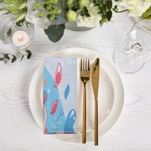 Servilletas de Tela Pretty Mermaid Set x6 50.5x50.5 cm miniatura 6
