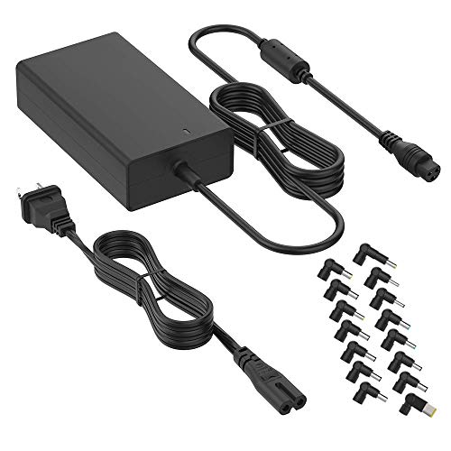 Newding 90W Universal Laptop Charger, Notebook AC Power Adapter for HP Dell Toshiba IBM Lenovo Acer ASUS Samsung Sony Fujitsu Gateway Notebook Ultrabook Chromebook 15V 16V 18.5V 19V 19.5V 20V Supply