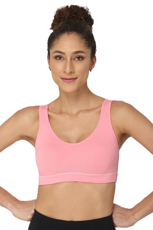 Image of Intimacy Active Sports Bra for Women Medium Coverage, Non-Wired, Non-Padded, Seamless, Stretchable Comfortable Support Activewear for Women
