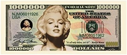 American Art Classics Marilyn Monroe Million Dollar Novelty Bill Collectible image 4