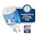 OREI Switzerland Travel Plug Adapter with Dual USB - USA Input - Type J (U2U-11A), Will Work with Cell Phones, Camera, Laptop, Tablets, iPad, iPhone and More