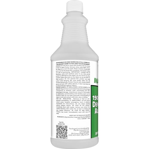 Image of MAXTITE 190-Proof Virgin Denatured Alcohol (32oz, 4)